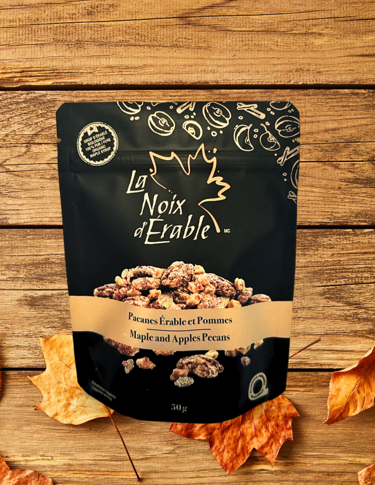 Pacanes Érable et Pommes