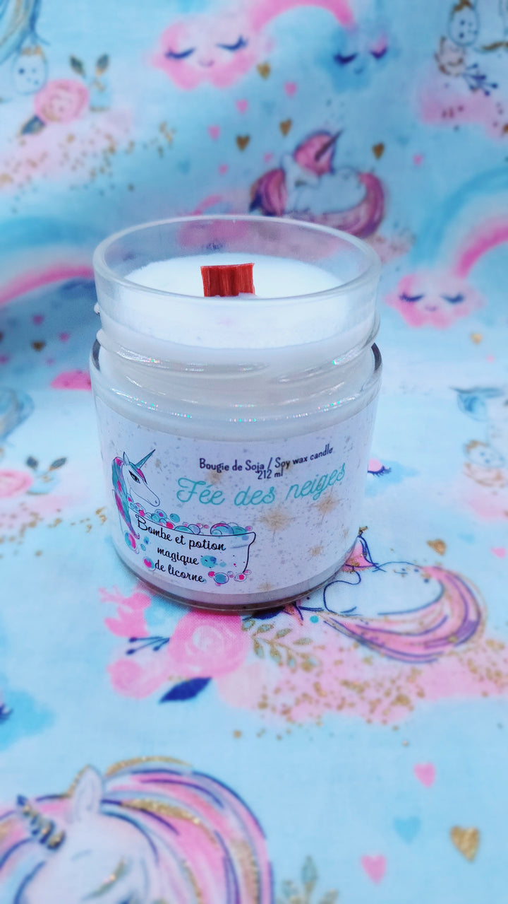 Bougie de soja de Bombe et Potion Magique De Licorne