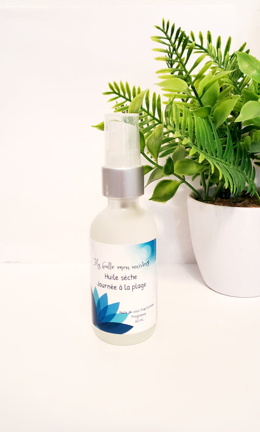 Huile sèche hydratante pour le corps