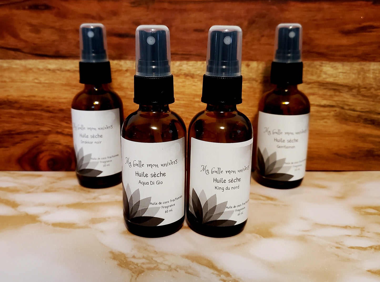 Huile sèche pour homme