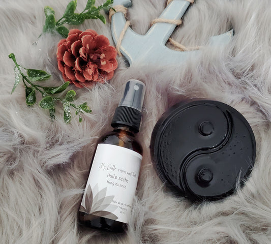 Huile sèche pour homme