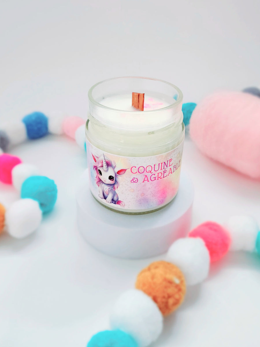 Bougie de soja de Bombe et Potion Magique De Licorne