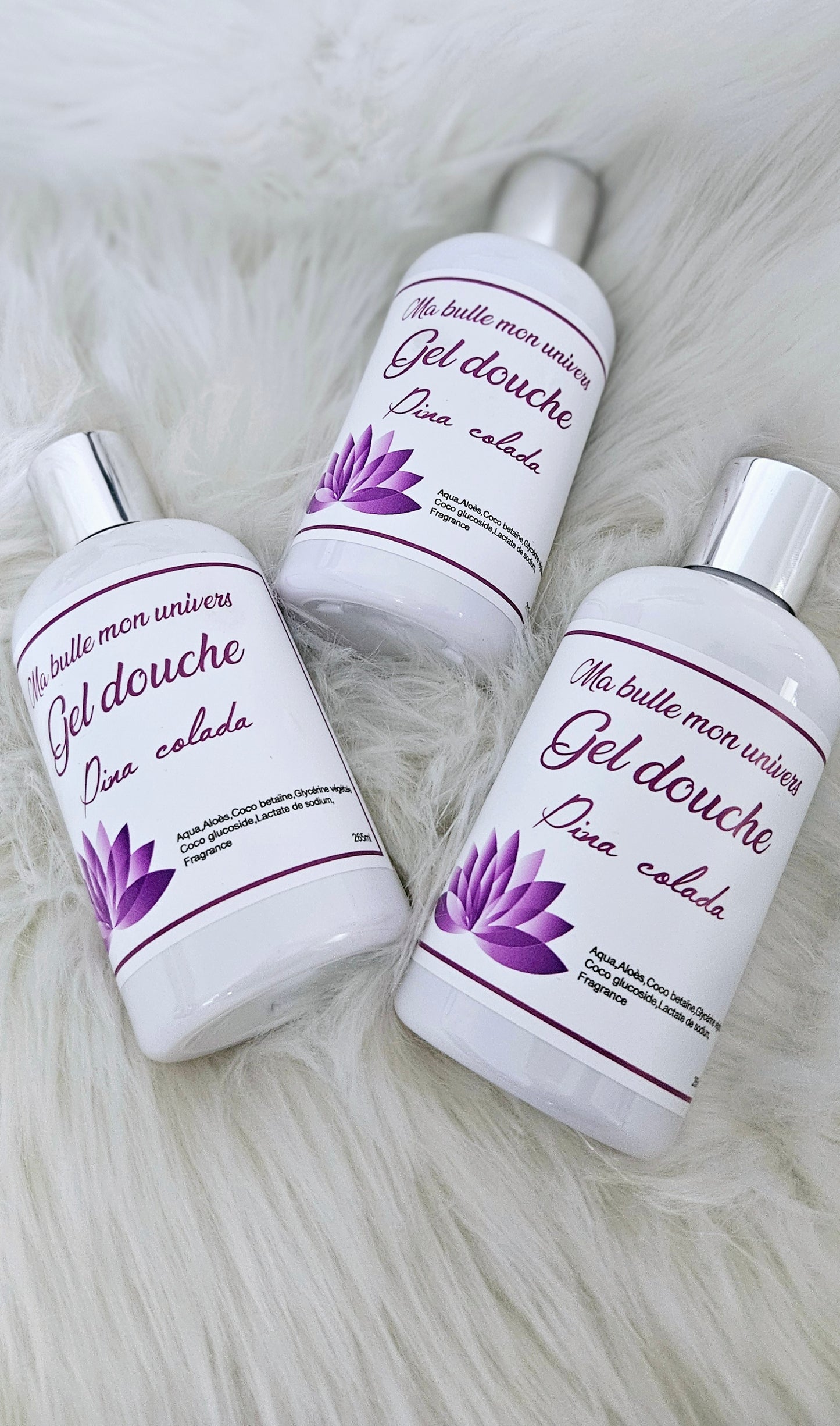 Gel douche naturel aux fragrances