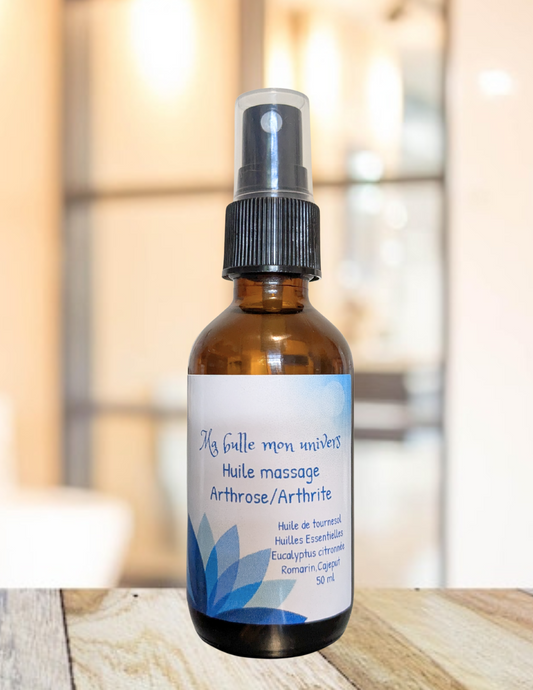 Huile à massage et baume Arthrite et Arthrose