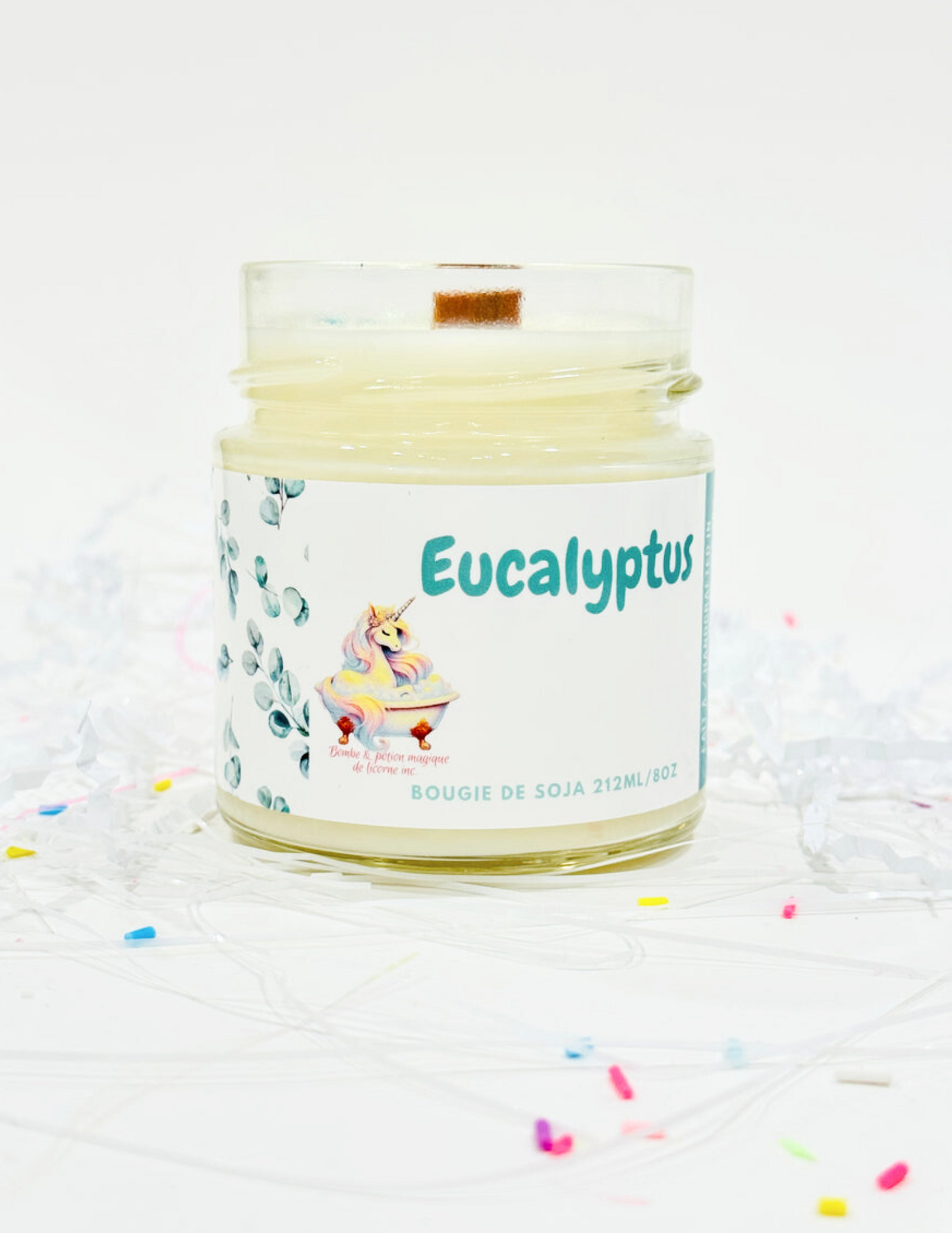 Bougie de soja de Bombe et Potion Magique De Licorne