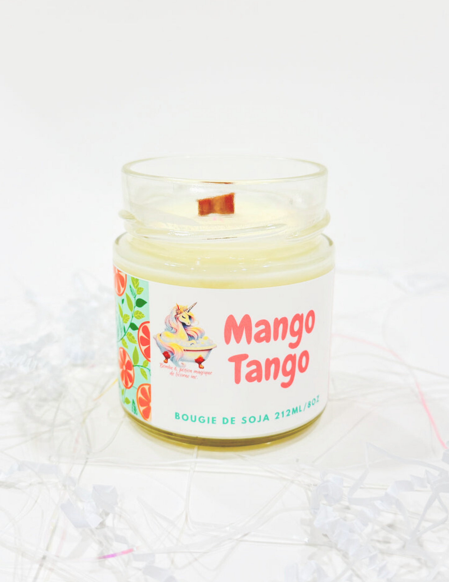 Bougie de soja de Bombe et Potion Magique De Licorne