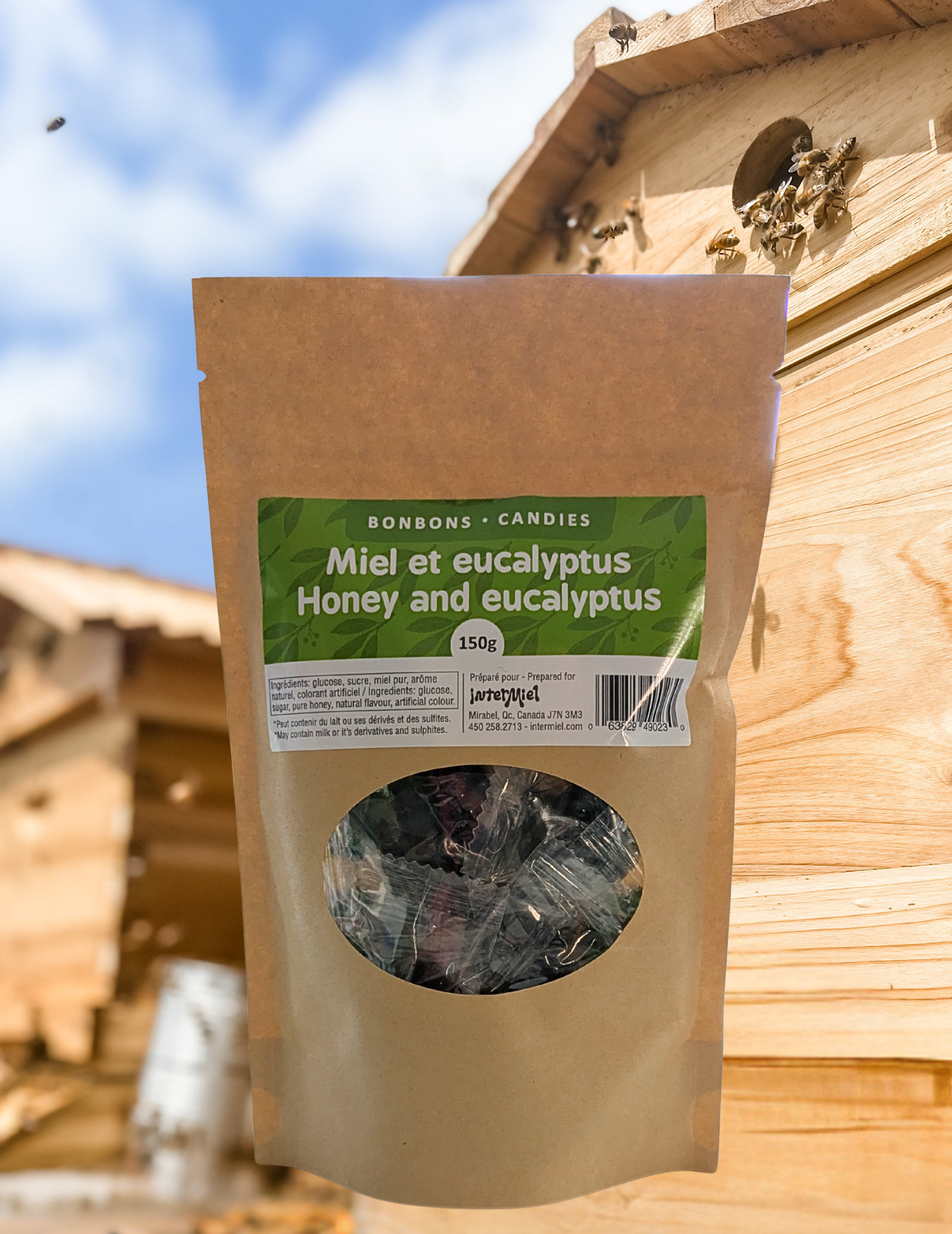 Miel crémeux ,de trèfle et bonbons