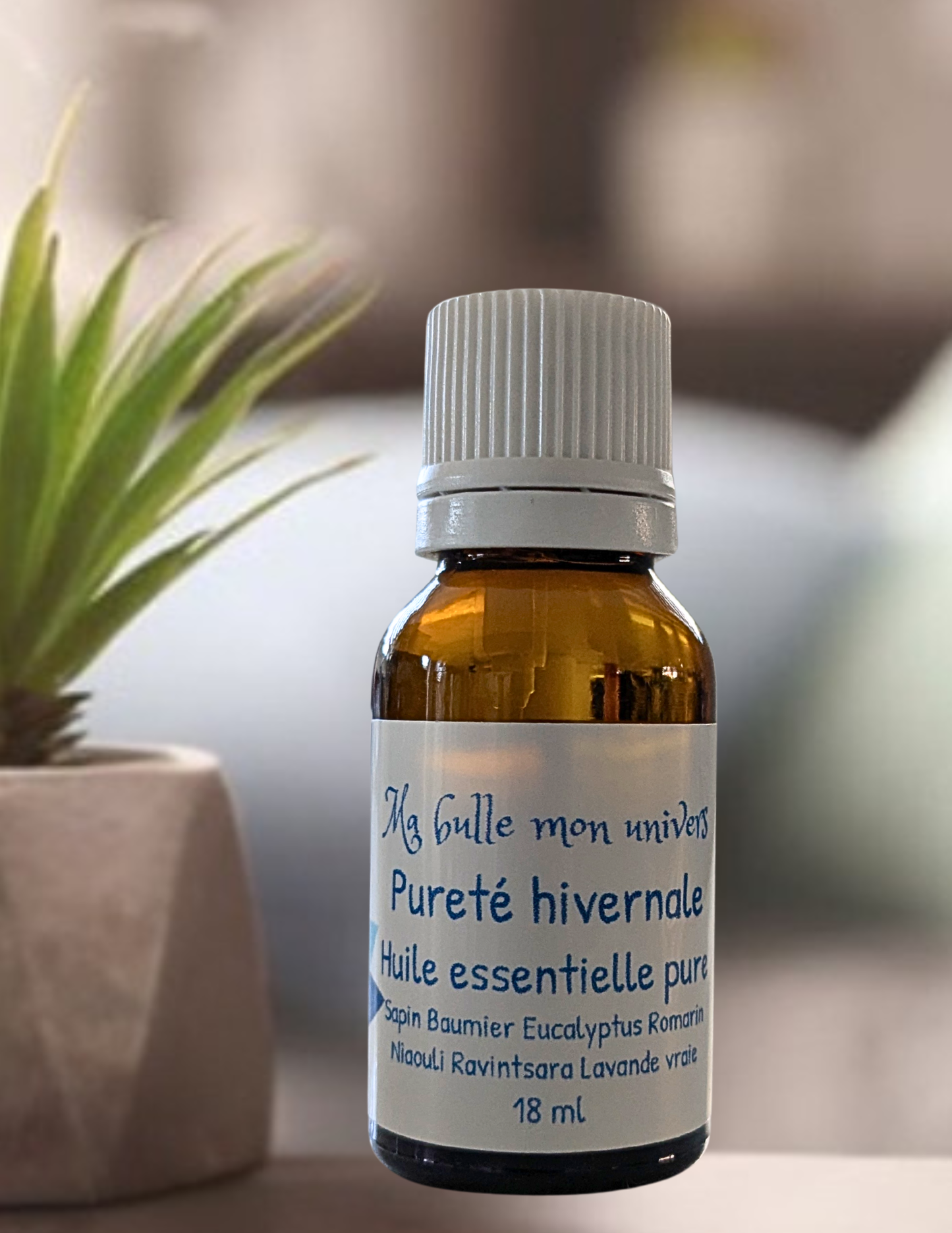 Synergie Pureté hivernale (Sapin baumier,Eucalyptus,Romarin ,Niaouli,Ravintsara,Lavande vraie)