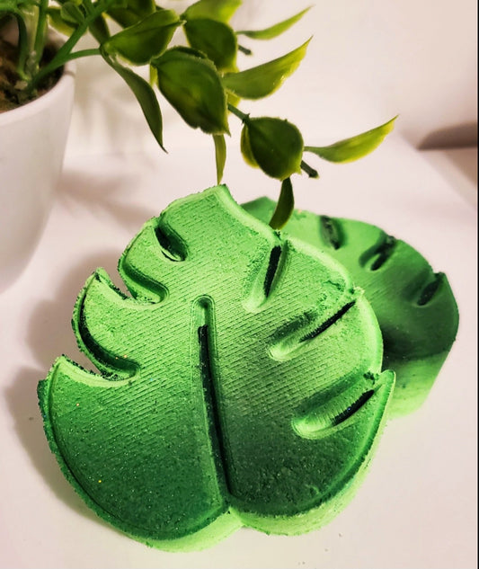 Bombe monstera avec insertions de couleurs BORÉALE
