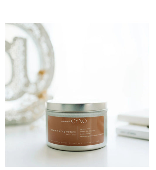 Bougie Brume d'agrumes
