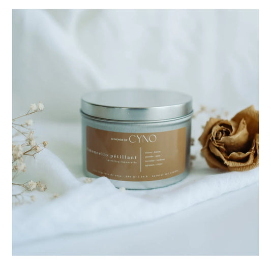 Bougie limoncello pétillant