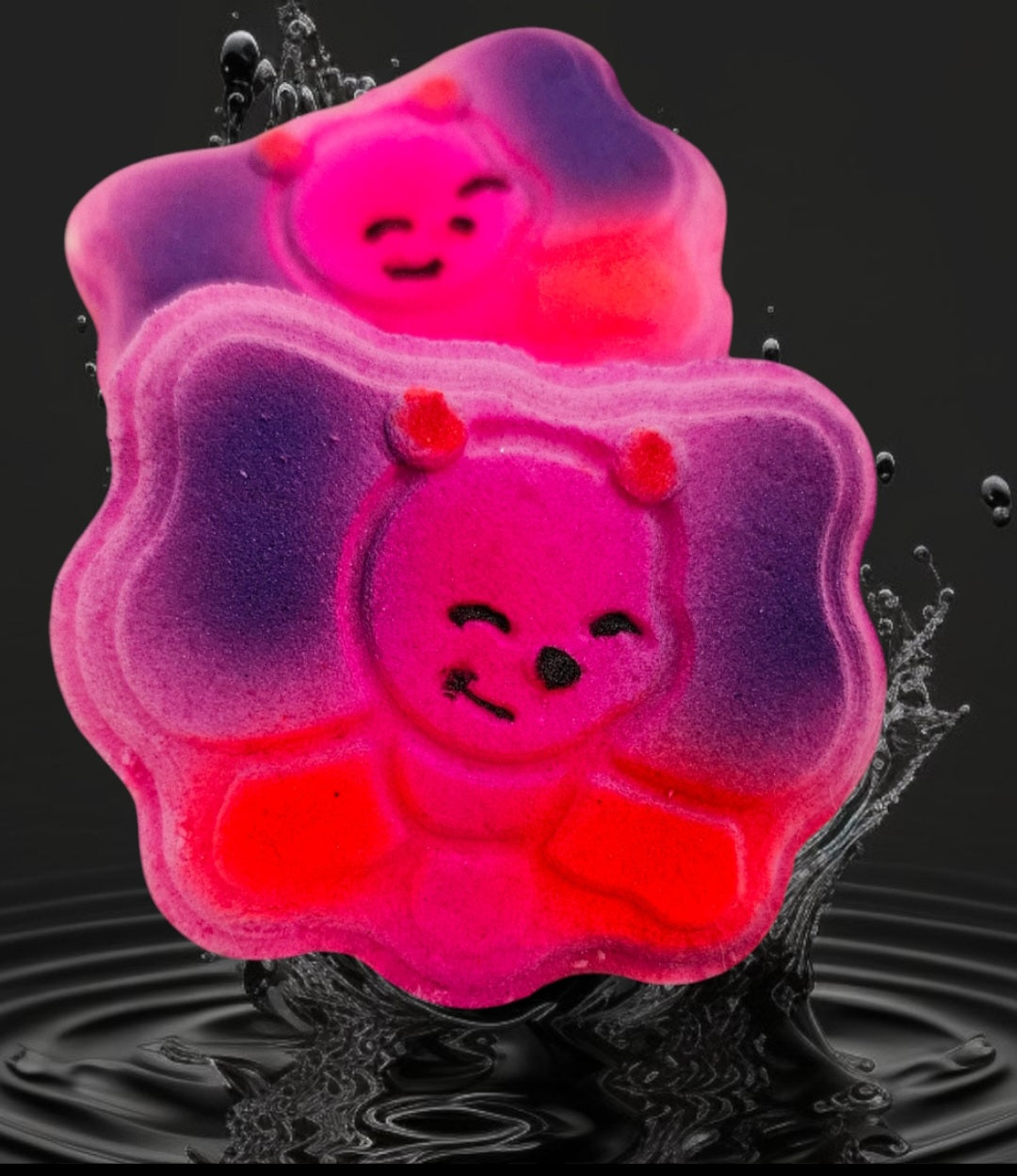Bombe reste zen avec insertions de couleurs