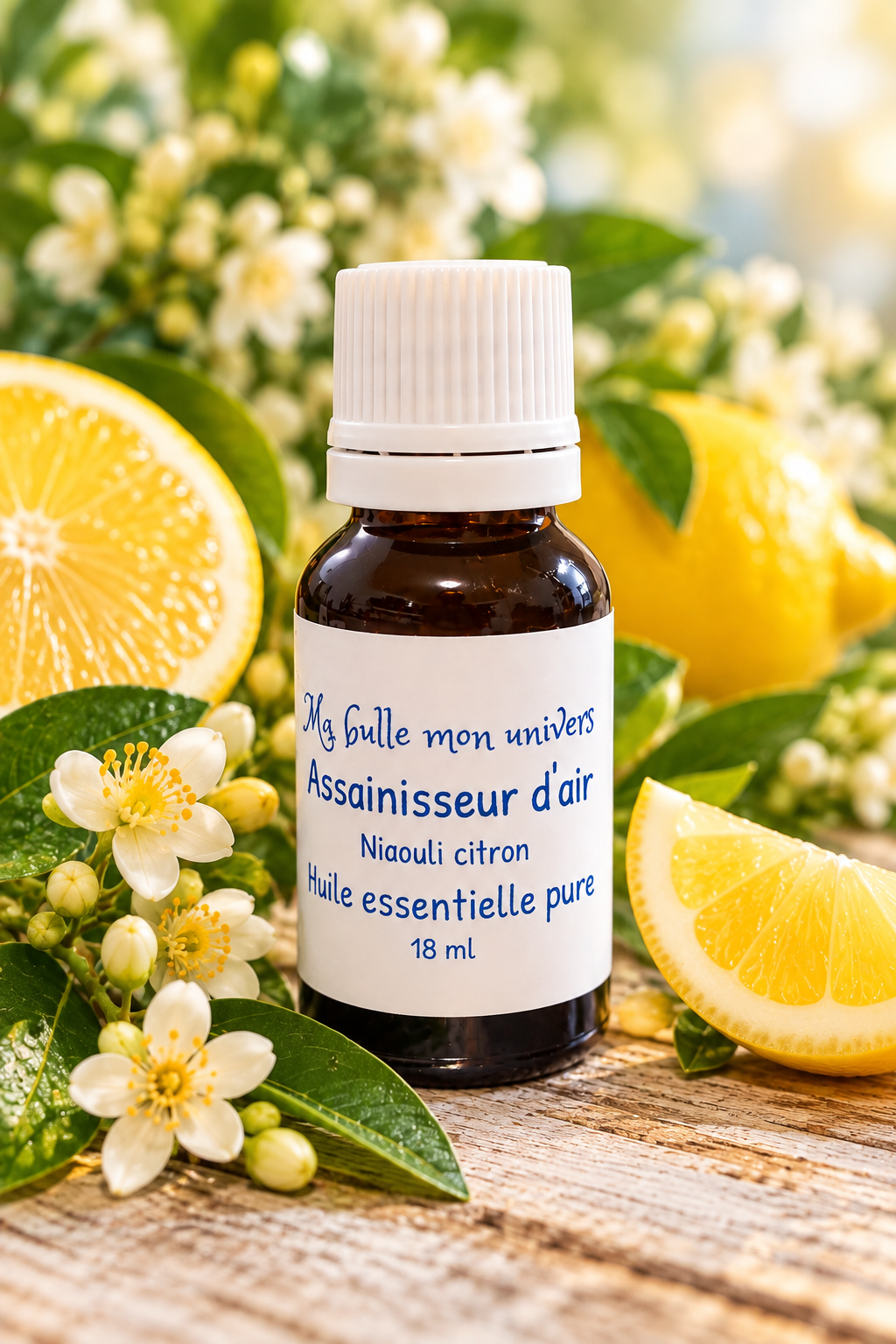 Synergie assainisseur d'air Niaouli citron