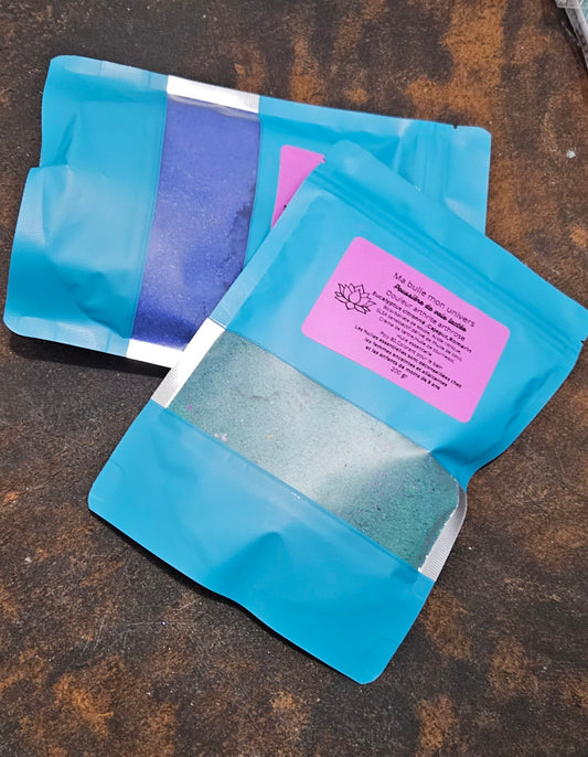 Poussière aux huiles essentielles en gros format