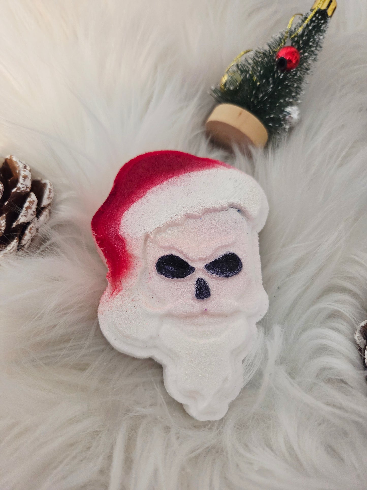 Père Noël rock avec insertions de couleurs Tonka et Vétiver