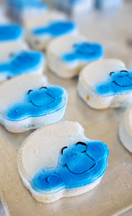 Bombe schtr avec insertions de couleurs snowy