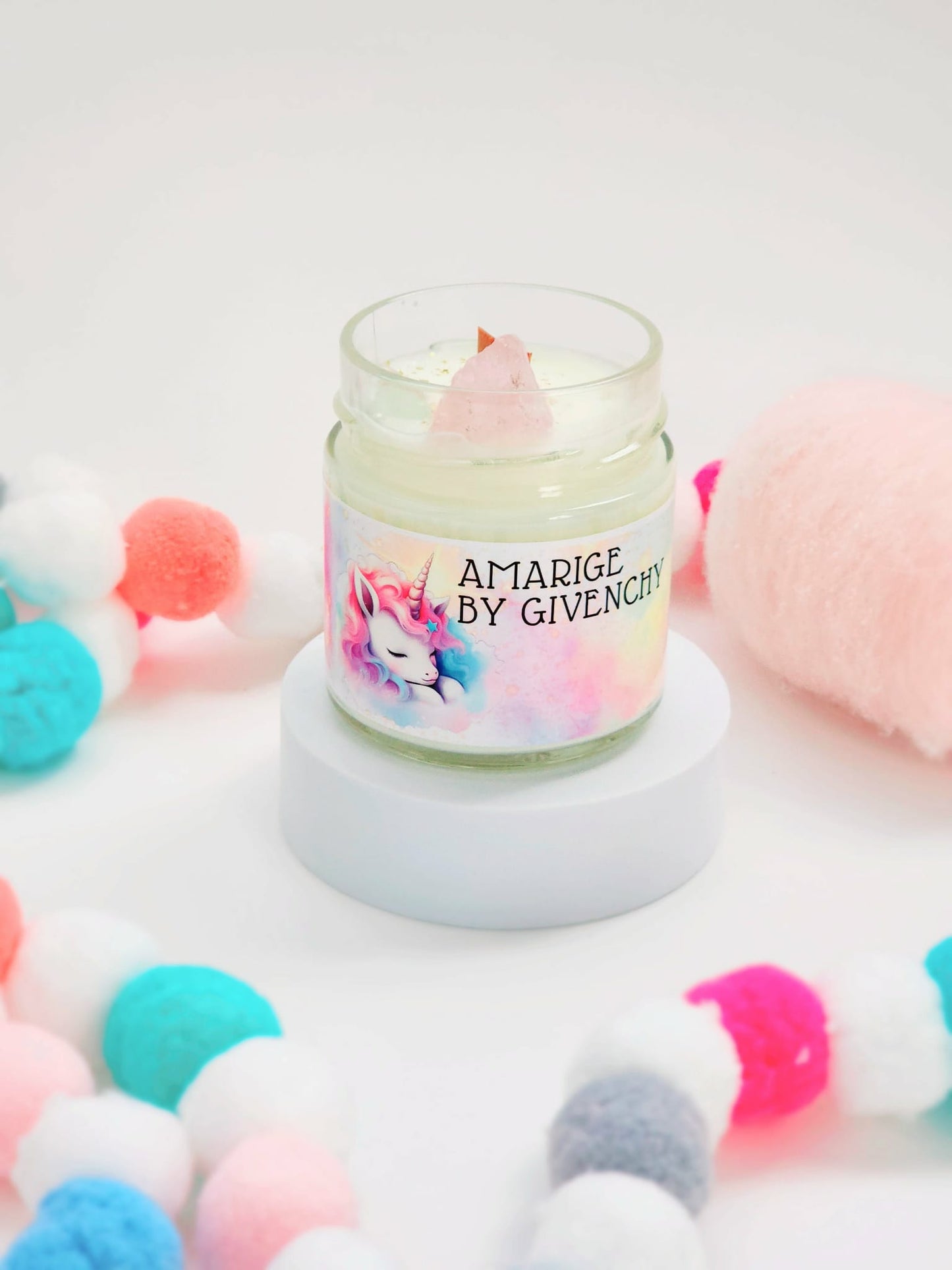 Bougie de soja de Bombe et Potion Magique De Licorne