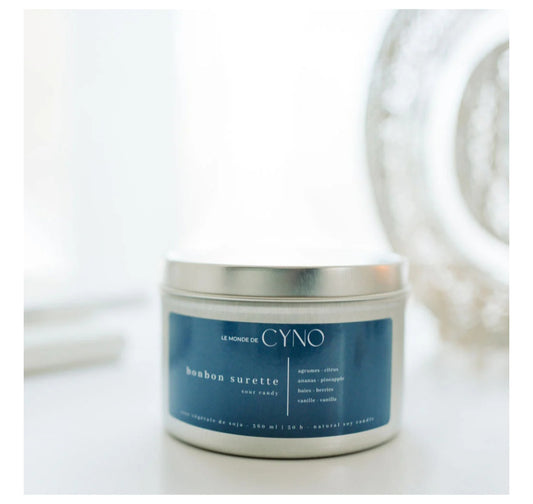 Bougie bonbon surette