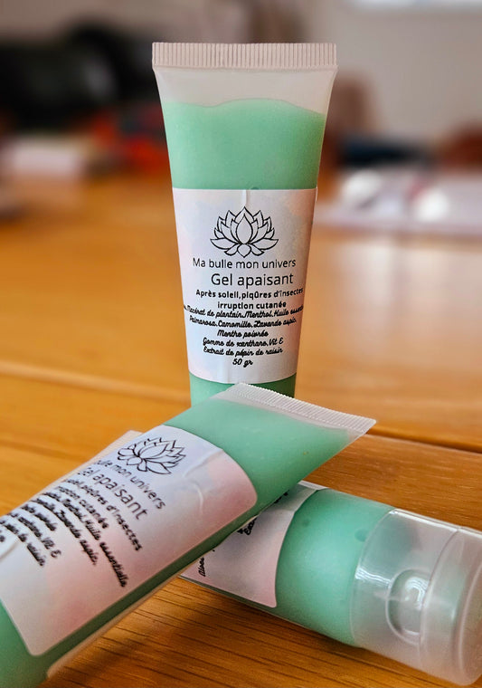 Gel apaisant (après soleil piqûres d'insectes irruption cutanée)