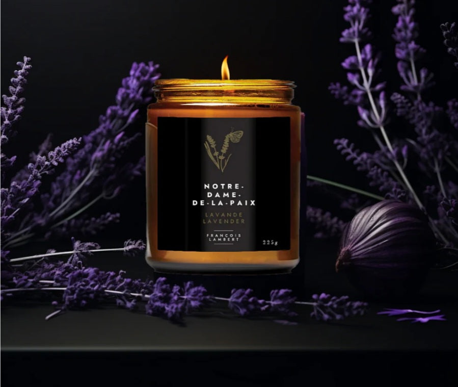 Bougie de Soya à la Lavande : Relaxation Naturelle et Apaisante