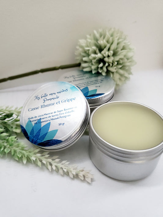 Pommade casse rhume et grippe 100% naturel