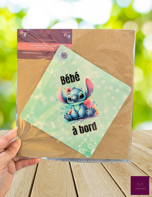 Affiche bébé à bord