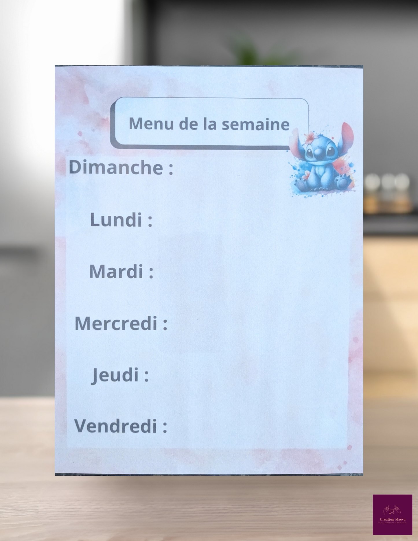 Planificateur aimanté