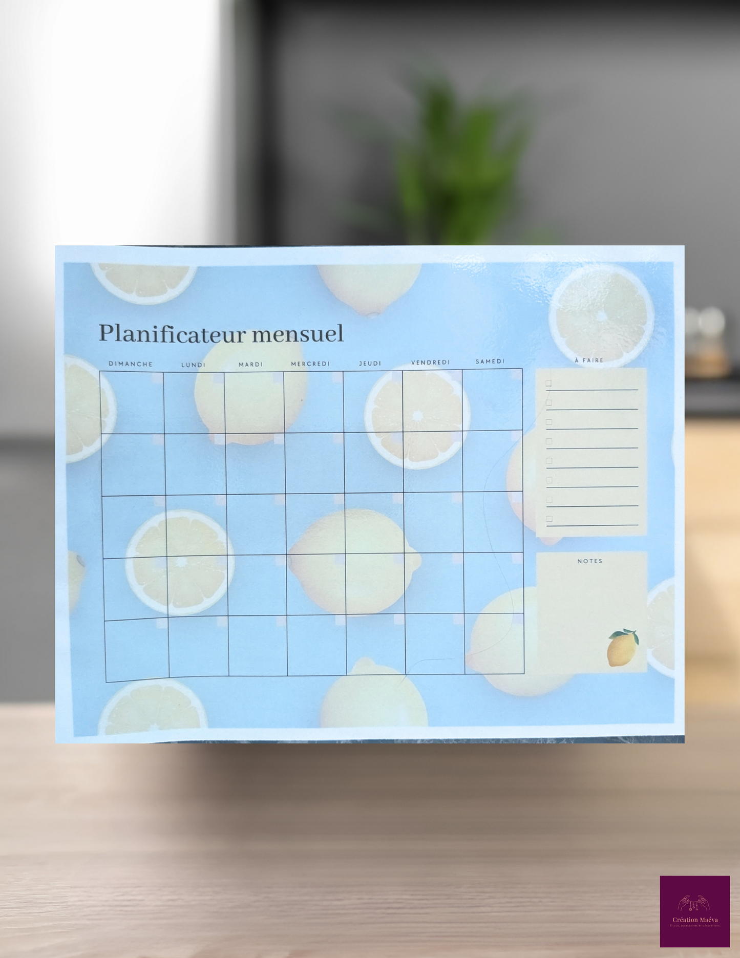 Planificateur aimanté