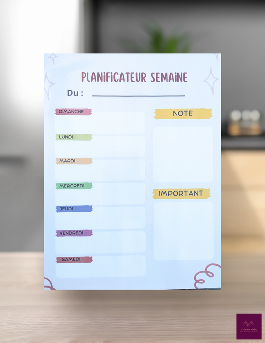 Planificateur aimanté