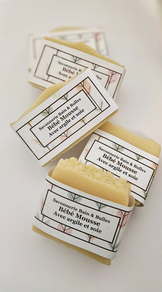 Savon bébé mousse