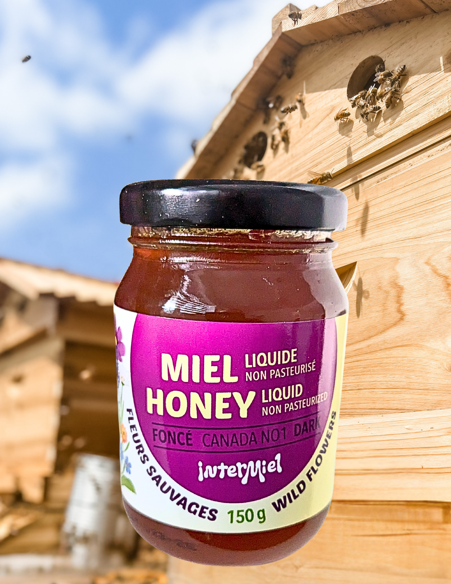 Miel crémeux ,de trèfle et bonbons