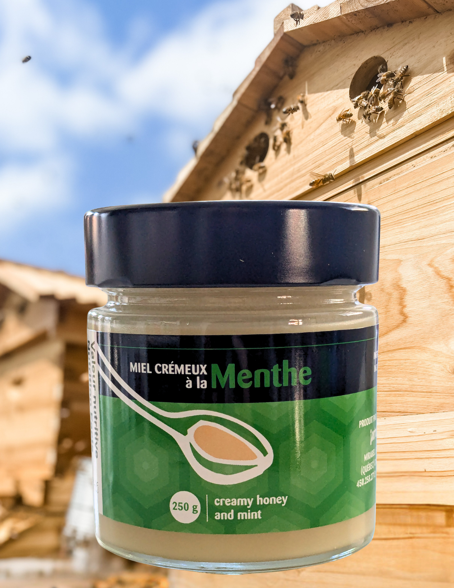 Miel crémeux ,de trèfle et bonbons