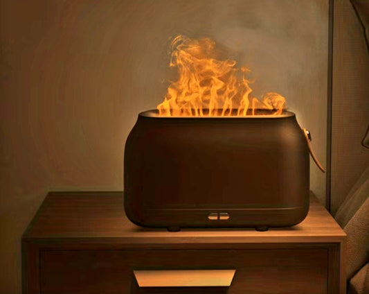 Diffuseur d'huiles essentielles effet flamme