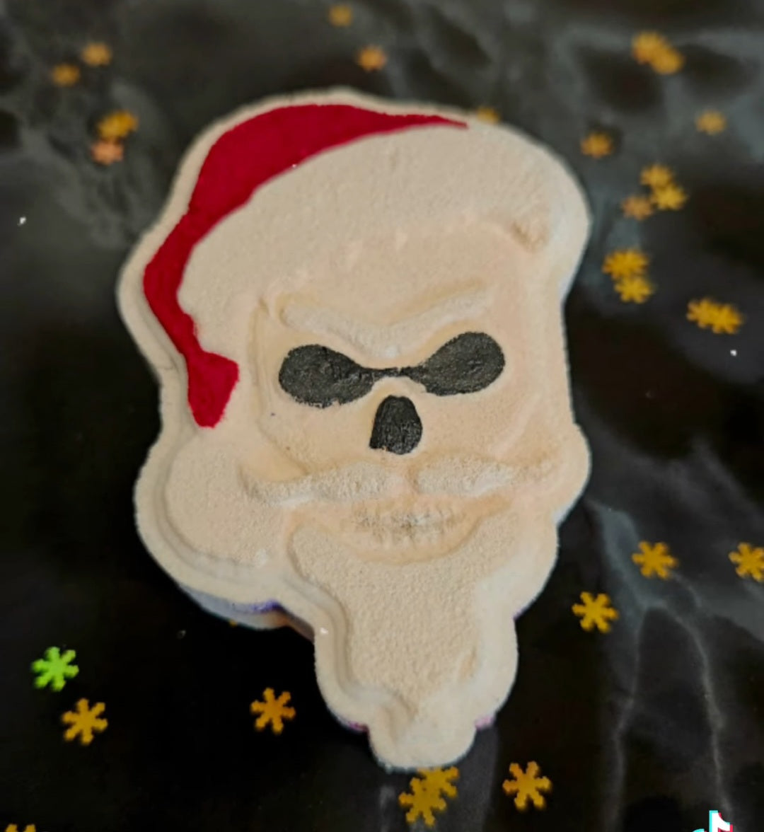 Père Noël rock avec insertions de couleurs Tonka et Vétiver