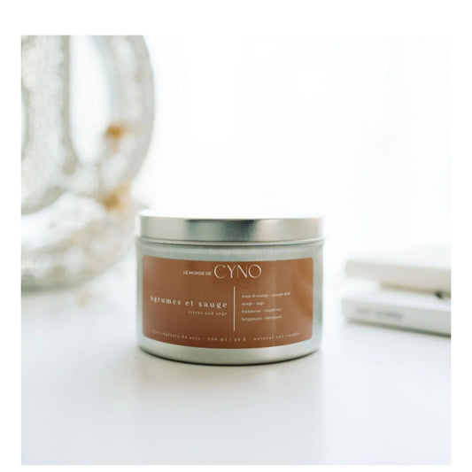 Bougie Agrumes et sauge