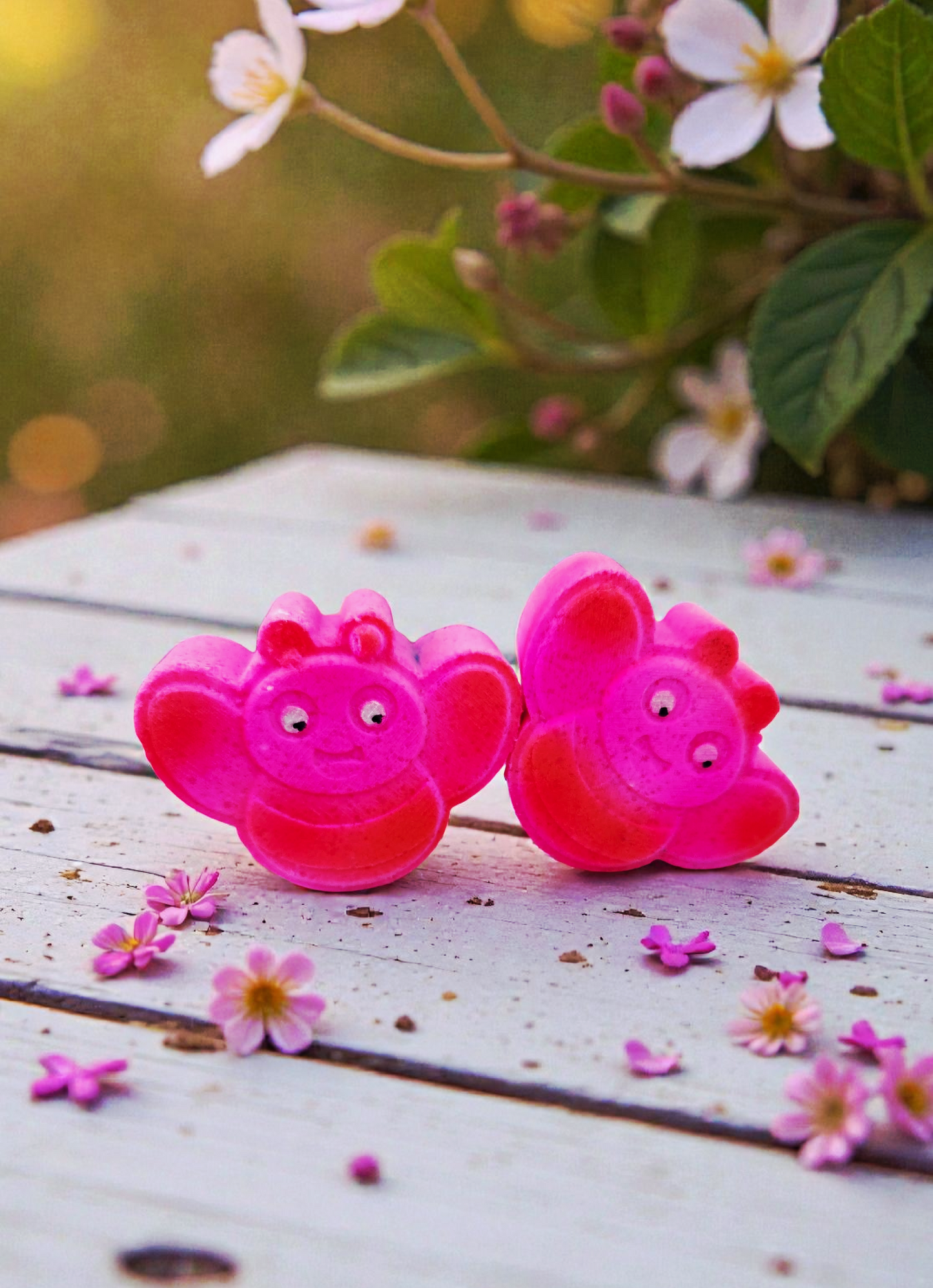 Bombe ENJOY (Orange douce Pamplemousse rose Ylang Ylang)avec insertions de couleurs
