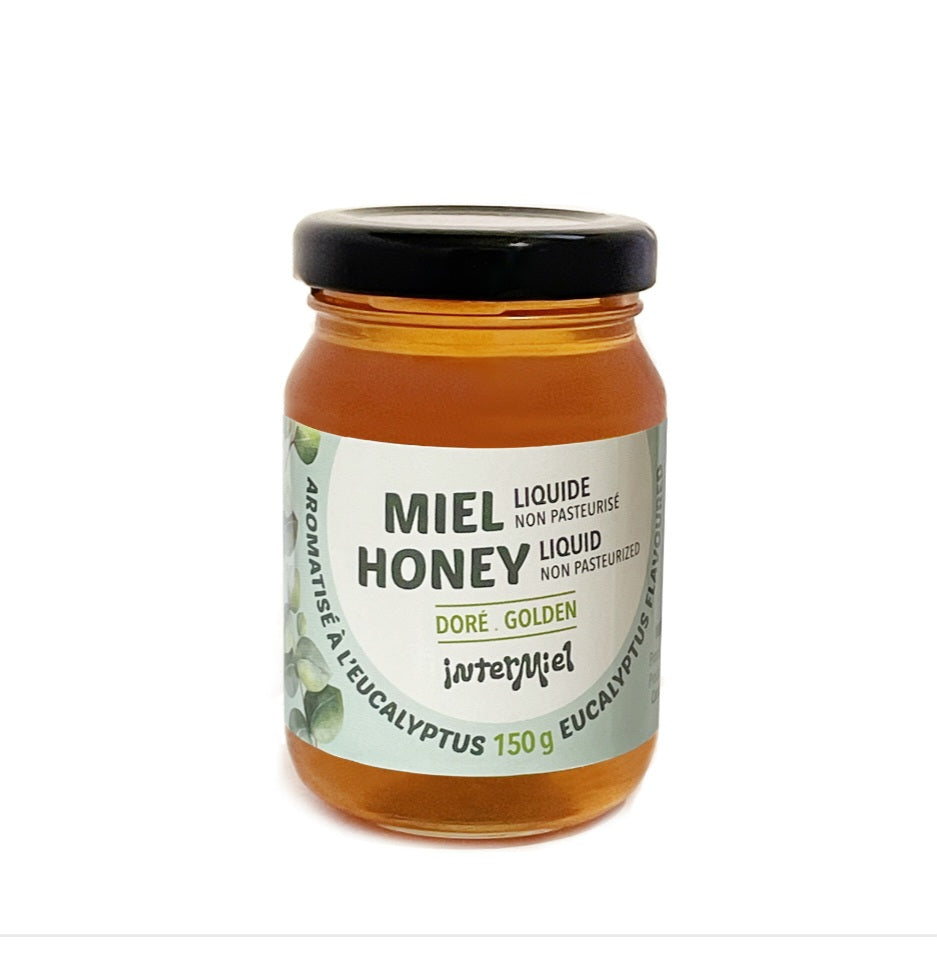 Miel liquide aromatisé à l’eucalyptus