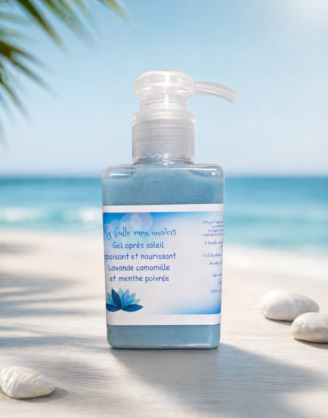 Gel apaisant et nourrissant après-soleil
