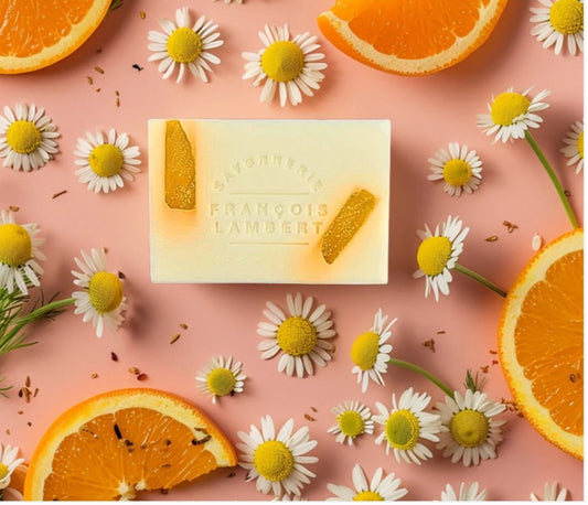 Savon au lait de brebis - Tangerine et camomille