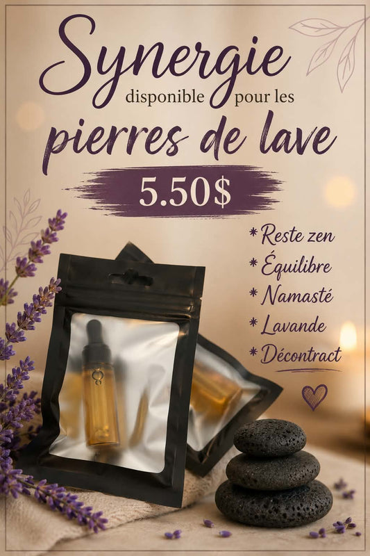 Petite fiole d'huile essentielle