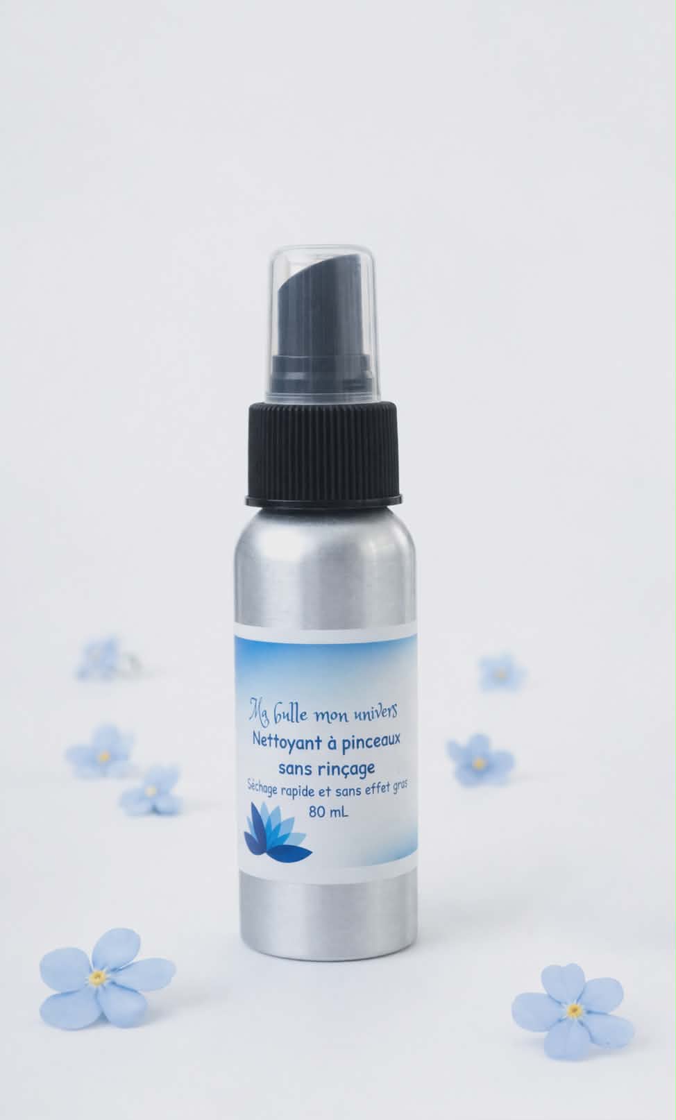Nettoyant à pinceaux de maquillage sans rinçage