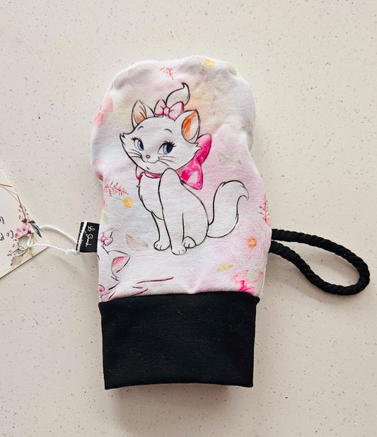 Mitaine de bain avec pochette intégrée