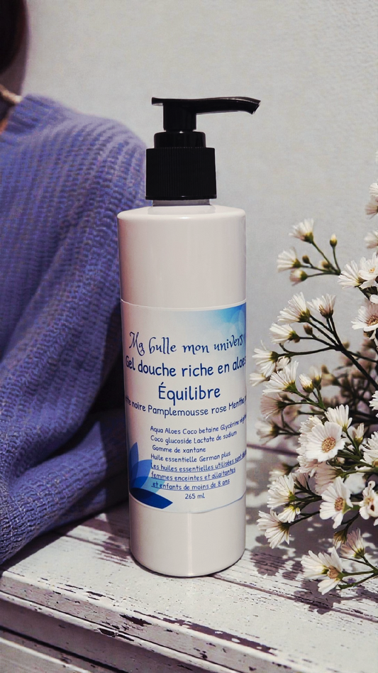 Gel douche naturel aux huiles essentielles