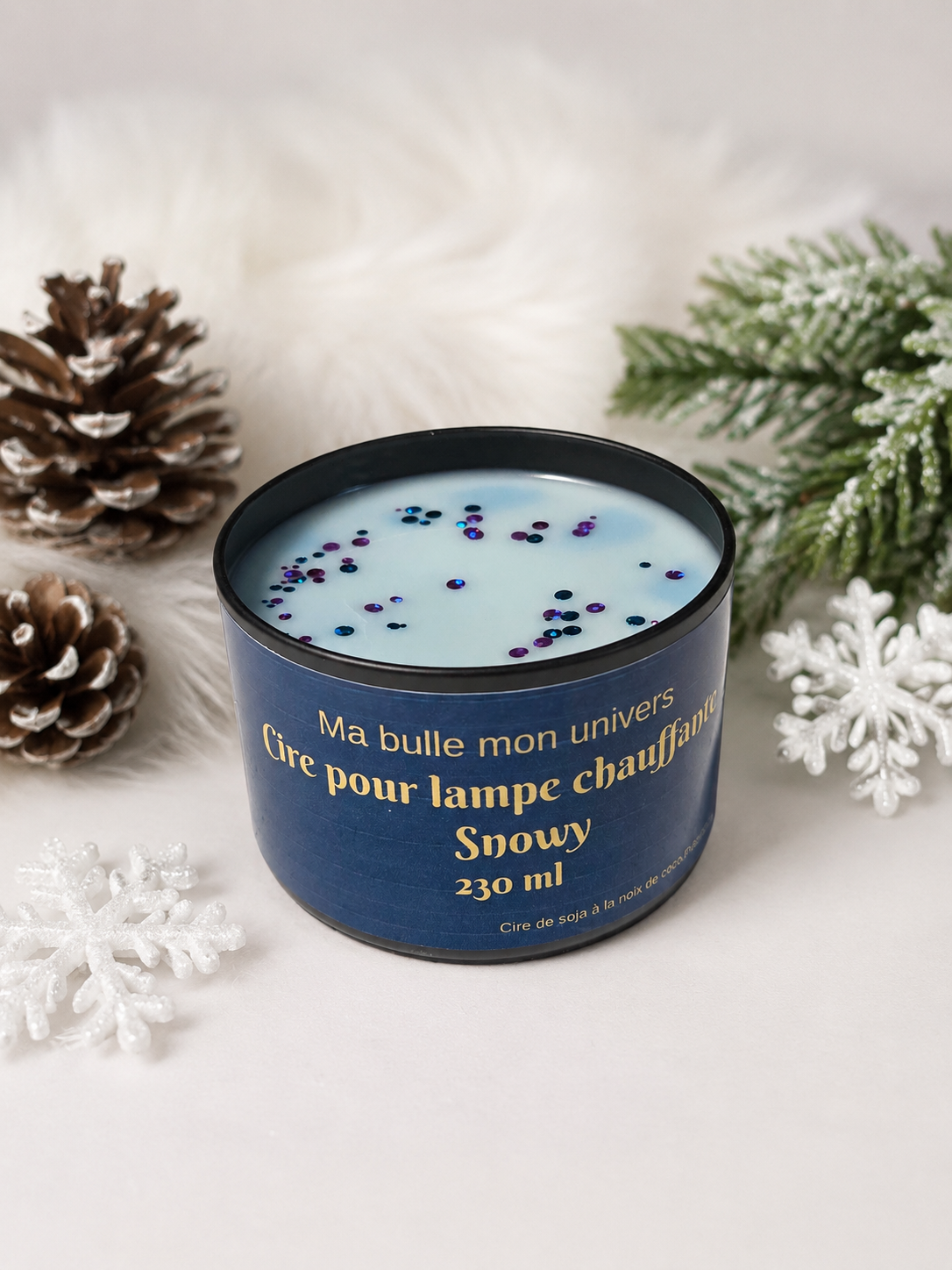 Cire pour lampe chauffante