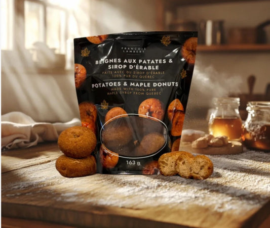 Mini-beignes aux patates avec sirop d'érable – Douceur québécoise