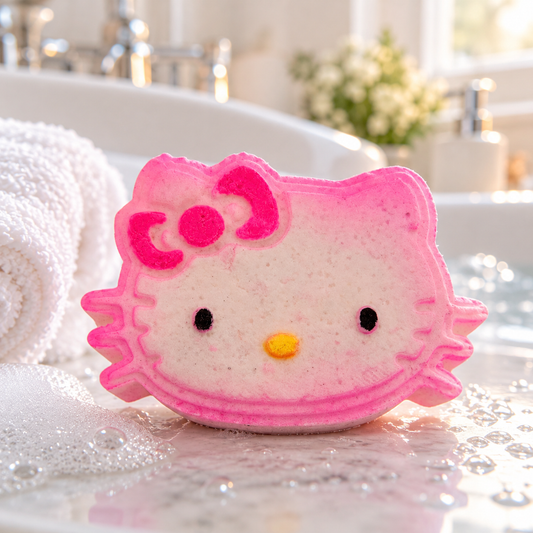 Bombe chaton avec insertions de couleurs melon d'eau