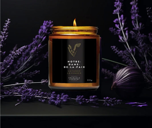 Bougie de Soya à la Lavande : Relaxation Naturelle et Apaisante