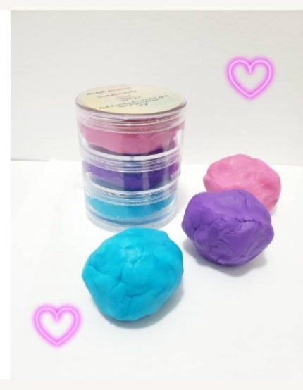 Pâte à modeler pour le bain 3 couleurs 3 odeurs